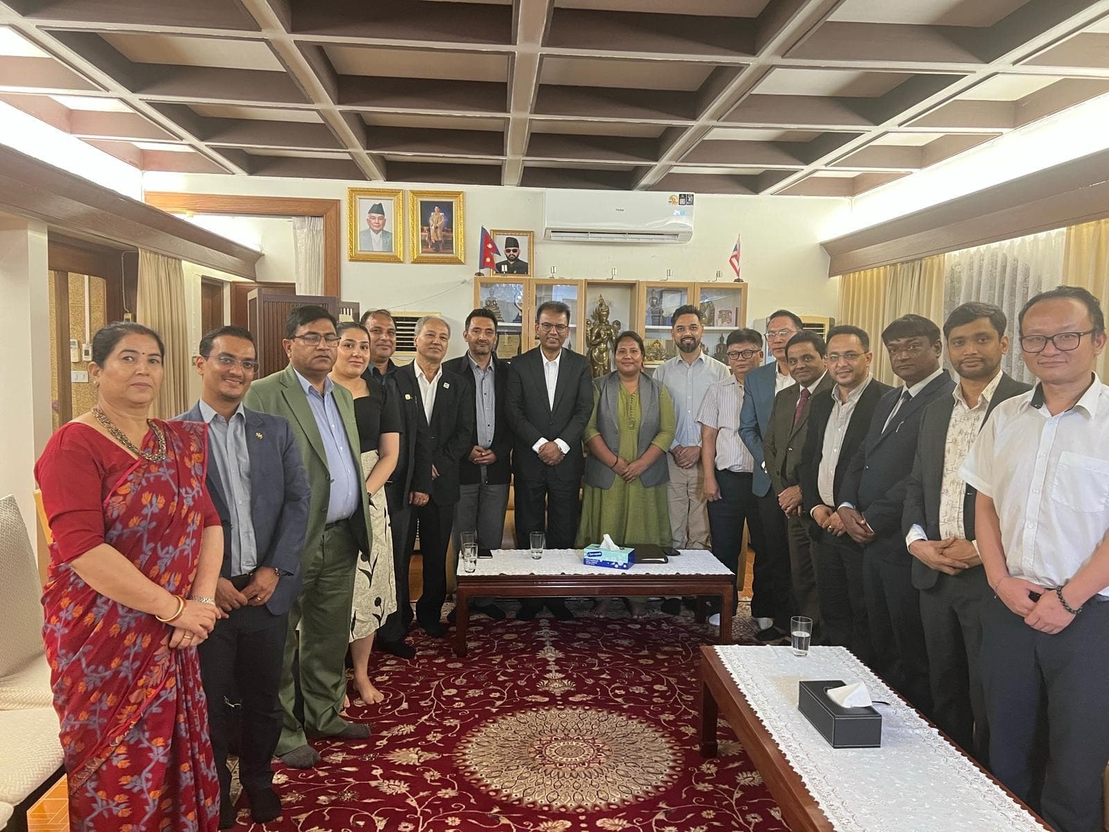 Minister Geeta Chaudhary meeting Nepali community in Thailand